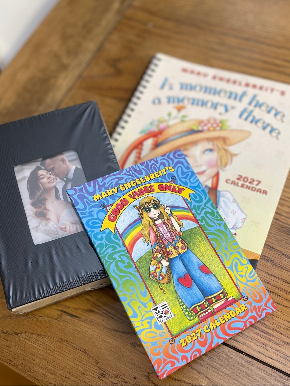 Mary Engelbreit 2027 Planner Bundle Good Vibes Calendar + New Photo Album